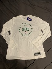 Nike NBA Boston Celtics Spotlight Shooting Long Sleeve Shirt White Men’s XL picture
