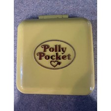 Vintage 1989 Bluebird Polly Pocket Nursery School Compact Yellow Square Toy picture
