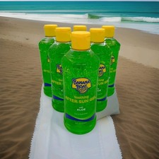 Lot of 6 Banana Boat Soothing After Sun Gel w/ Aloe, Cools & Replenishes, 16oz picture