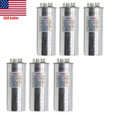 6Pcs Dual Run AC Capacitor 45+5 MFD µF 370-440VAC 50/60Hz 5% HVAC picture
