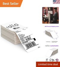 Versatile 4x6 Direct Thermal Labels - 500 Labels Compatible with Major Printers picture