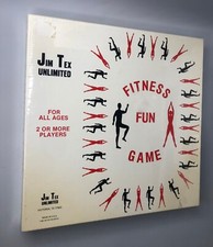 vtg 1985 Jim Tex Unlimited Fitness Fun Game For All Ages SEALED USA picture