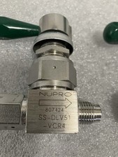 Swagelok Nupro Pressure Diaphragm Sealed Valve,, SS-DLV51-VCR4, 1/4 VCR picture