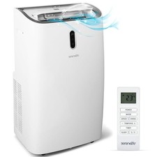 PORTABLE AIR CONDITIONER, 14000 BTU (ASHRAE) COMPACT HOME A/C COOLING SERENELIFE picture