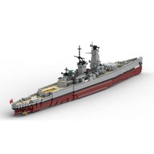 Custom MOC-114297 Military WWII German Admiral Hipper Heavy Cruiser 4147PCS picture