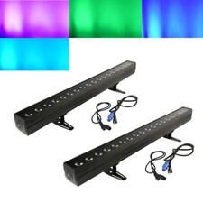 2PCS 270W RGBWA UV 6in1 LED Light Bar DMX Wall Wash Light Stage DJ Light Beam US picture