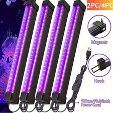2PC/ 4PC LED UV Light Bar Blacklight USB Magnetic Lamp for Glow Party Club Stage picture