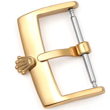 Crown Rolex watch buckle 14mm Yellow Gold plated BKLYG14 picture