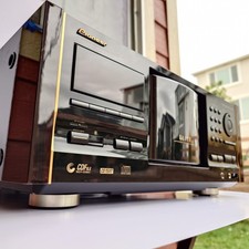 ⭐ Pioneer Elite PD-F19 301 Disc CD Changer Urushi Rosewood Panels Remote Japan picture