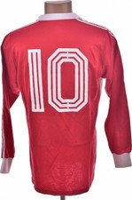 ADIDAS VINTAGE 1982/1985 RED SHIRT SIZE L ADULT LONG SLEEVE picture