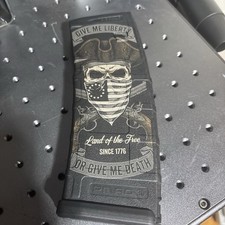 Pmag Art Laser Engraved Give Me Liberty Or Death 223 556 Artwork picture