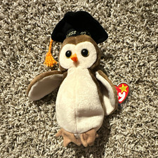 Ty Beanie Babies Wise Owl 1997 Retired Vintage Plush, MPN 04187 OBO picture