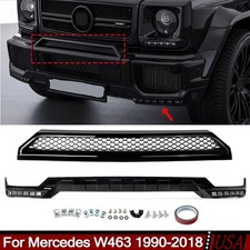 Front Bumper Grille Lip Splitter Grill For Mercedes Benz W463 G63 1990-18 Black picture