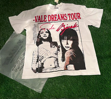 Sade Vale Dreams Tour White Double-Sided Graphic Print Crew Neck T-Shirt S picture