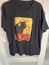 Vintage Black Tournee Du Dragon Noir La Furie Nocturne T-Shirt Medium     35-16 picture