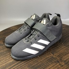 Adidas Powerlift Shoes Mens Size 10.5 Gray Weightlifting Sneakers F36050 picture