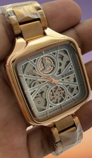 Luxury Rose Gold-Tone Rado True Skeleton Look Dial Working Wristwatch Swiss Made picture