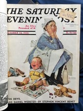 Saturday Evening Post 1932 Jan Feb March April May June Bound Volumes 1930s ads picture