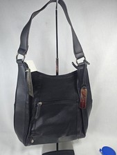 Tignanello Back to Basics Hobo Black Pebble Leather Shoulder Bag NWT T74710 picture