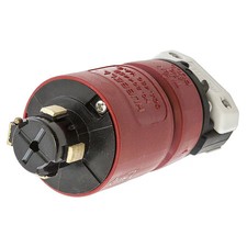 Hubbell Wiring Device-Kellems Hbl20445b Locking Plug, Non-Nema, 30 A, 480V Ac, picture