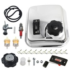 Upgrade Chrome Gas Fuel Tank with Fuel Level Gauge fit Predator 212cc hemi picture