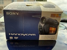 Sony Handycam DCR-DVD305 DVD Camcorder Silver 12x Zoom w/ Remote, Box picture