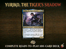 Yuriko the Tiger's Shadow Ninja Tribal Custom Commander Deck MTG EDH Dimir Magic picture