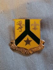 Vintage WW2 Era 101st Expeditionary Signal Battalion Enamel Pin. picture