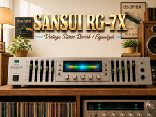 SANSUI RG-7X 🌈RaRe🌈 Vintage Stereo Reverb / Graphic Equalizer picture
