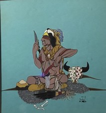 David Stephen Original Painting (Fine Cherokee Dining) picture