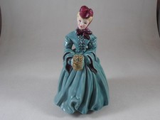 Vintage Florence Ceramics Pasadena CA Delia Lady Girl Figurine 7 ¾” picture