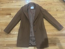 Aritzia Wilfred The Cocoon Coat, Wool Cashmere Blend, Cigar - Women’s XS picture