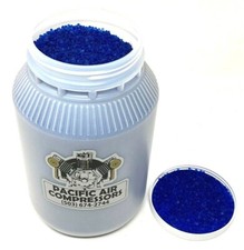 Replacment Dessicant Silica Gel Beads Blue, 1 Gallon, 7 Pounds Dessicant Air Dry picture