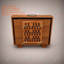 New Indian Professional Multi Bellow 36 Notes, Sur Peti, Shruti Box TeakWood picture