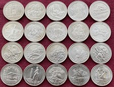 Complete BU Set Of America The Beautiful Quarters P/D - 112 National Parks BU picture