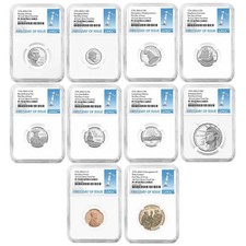 2026-S United States Silver Proof 10 Coin Set NGC PF70UC FDI First Blue Labels picture