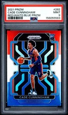 2021 Panini Prizm #282 Cade Cunningham Red/White/Blue Prizm PSA 9 picture