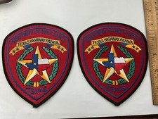 Texas Highway Patrol full size collectible patch set new full size picture