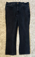 Wrangler Men’s Black Denim Jean Size 36 picture