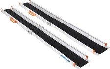 6FT Adjustable Wheelchair Ramp with Handle 8.3