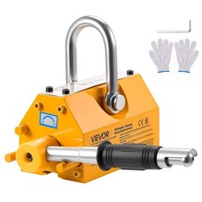 VEVOR Permanent Magnetic Lifter, 880 lbs Pulling Capacity, Heavy Duty N42 Neodym picture