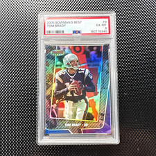 Topps 2005 Bowman's Best Tom Brady New England Patriots #9 PSA 6 (Base) picture