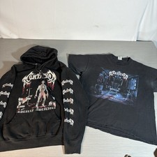 Mortician Hacked Up For Barbecue 90s Brutal Death Metal T-Shirt XL + Hoodie RARE picture