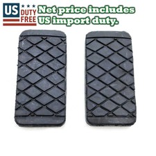 Fit 1978-1989 Toyota Starlet KP61 EP71 NP70 Brake Clutch Pedal Pad Rubber 2 Pcs. picture