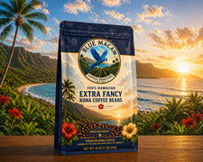 100% Hawaii Kona Extra Fancy Arabica Coffee Beans Medium Roasted 2 Pounds picture