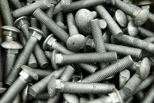 1000 5/16-18 X 2-1/2 Galvanized Carriage Bolts, Hex Nuts & Lock Washers Assembly picture