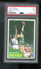 1981 Topps #75 Kevin Mchale ROOKIE RC PSA 7 Graded Basketball Card 1981-82 East picture