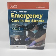 AAOS Nancy Caroline's Emergency Care in the Streets Volume 1 Book Only 9th 2023 picture