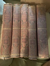 Goethe’s Werke Set Vol 1-5, Antique German Books Gold Gilt picture