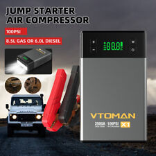 VTOMAN Car Jump Starter with Air Compressor Battery Charger 12V Jump Box Jumper  picture